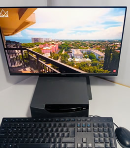 Computadora de Escritorio con Monitor Dell 24 Pulgadas IPS